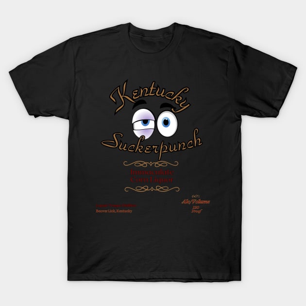 Kentucky Suckerpunch Liquor T-Shirt by SeaWeed Borne